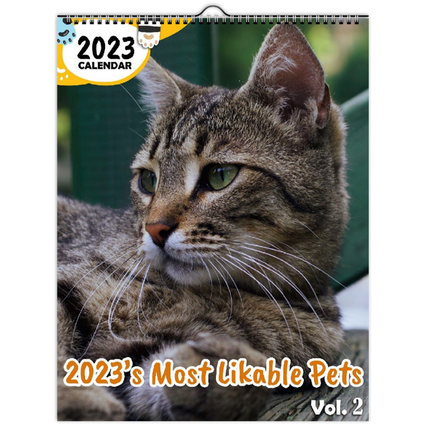 2023's Most Likable Pets Volume Two: 2023 Wall Calendar
