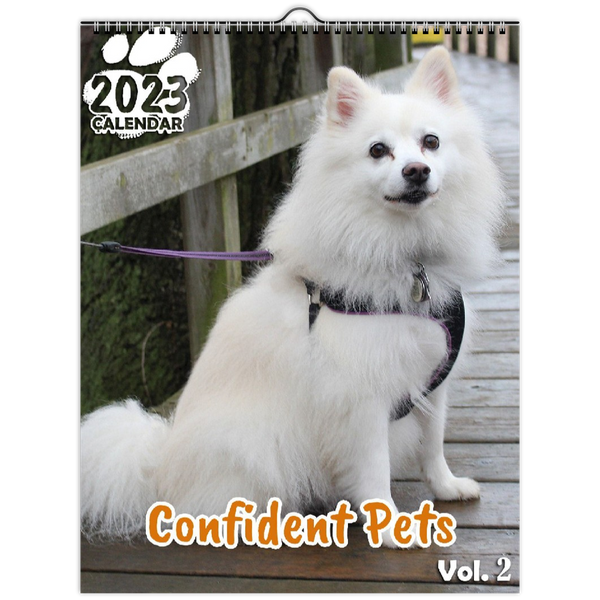 Confident Pets Volume Two: 2023 Wall Calendar