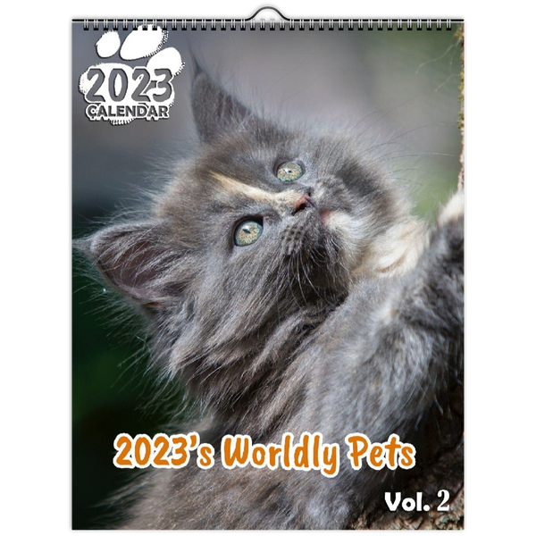 2023's Worldly Pets Volume Two: 2023 Wall Calendar