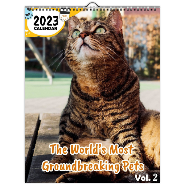The World's Most Groundbreaking Pets Volume Two: 2023 Wall Calendar