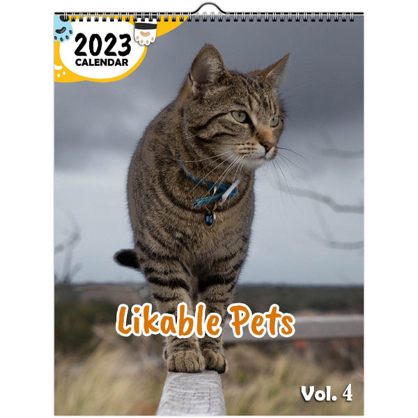Likable Pets Volume Four: 2023 Wall Calendar