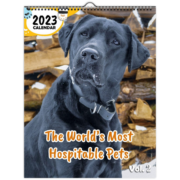 The World's Most Hospitable Pets Volume Two: 2023 Wall Calendar