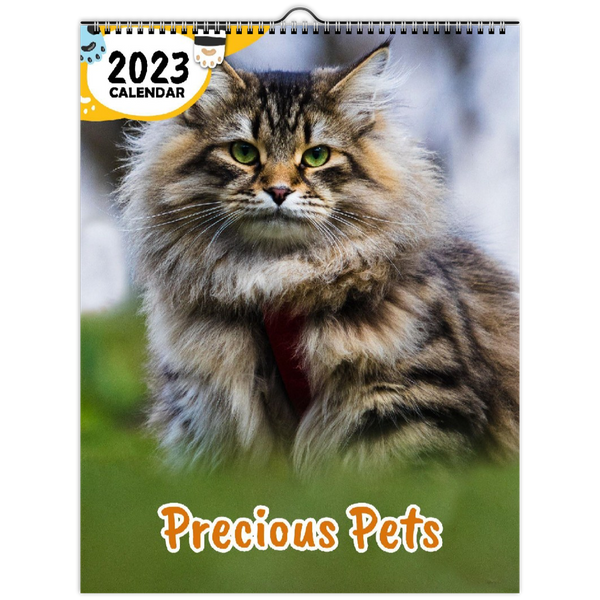 Precious Pets: 2023 Wall Calendar