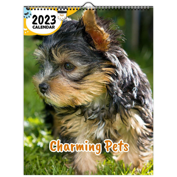 Charming Pets: 2023 Wall Calendar