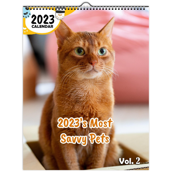 2023's Most Savvy Pets Volume Two: 2023 Wall Calendar