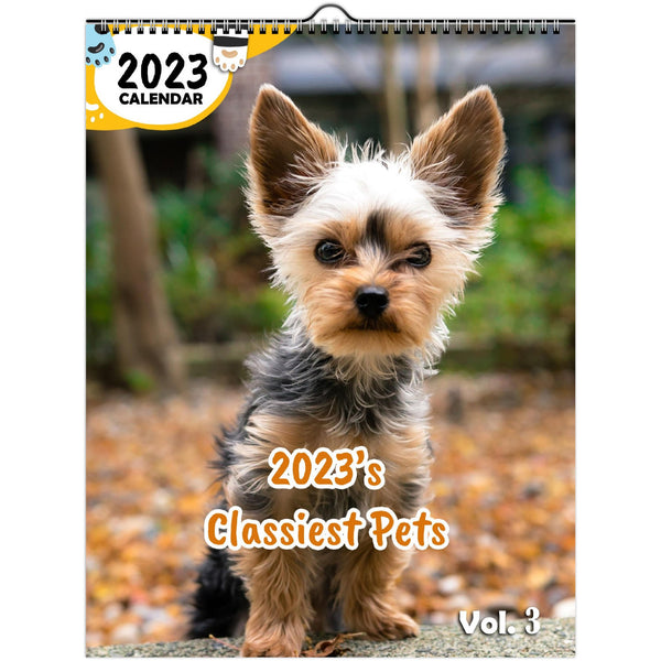 2023's Classiest Pets Volume Three: 2023 Wall Calendar