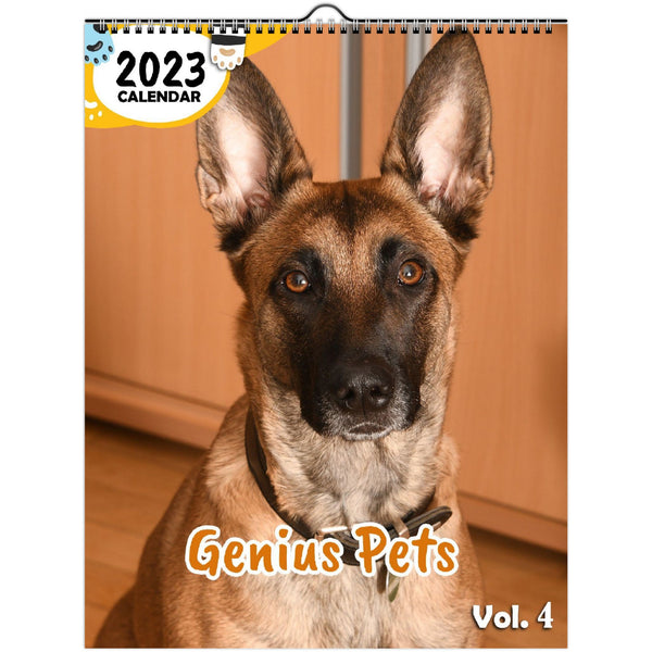 Genius Pets Volume Four: 2023 Wall Calendar