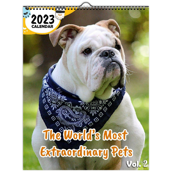 The World's Most Extraordinary Pets Volume Two: 2023 Wall Calendar