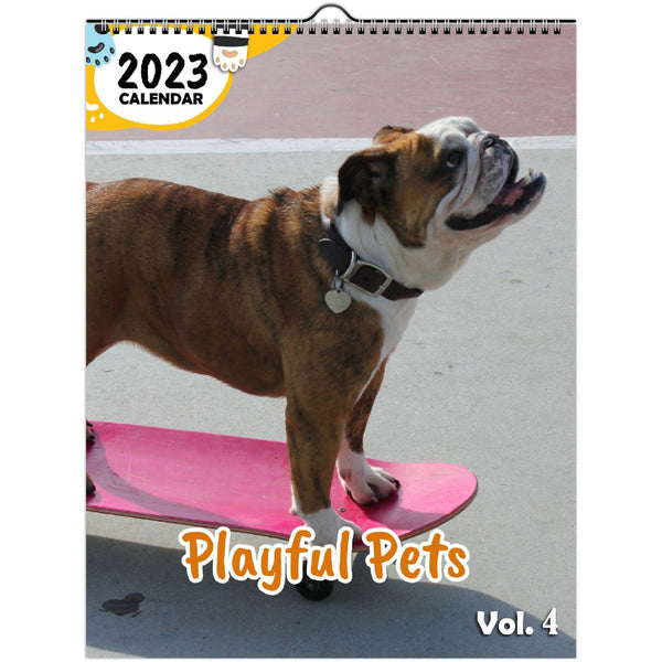 Playful Pets Volume Four: 2023 Wall Calendar