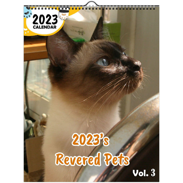 2023's Revered Pets Volume Three: 2023 Wall Calendar