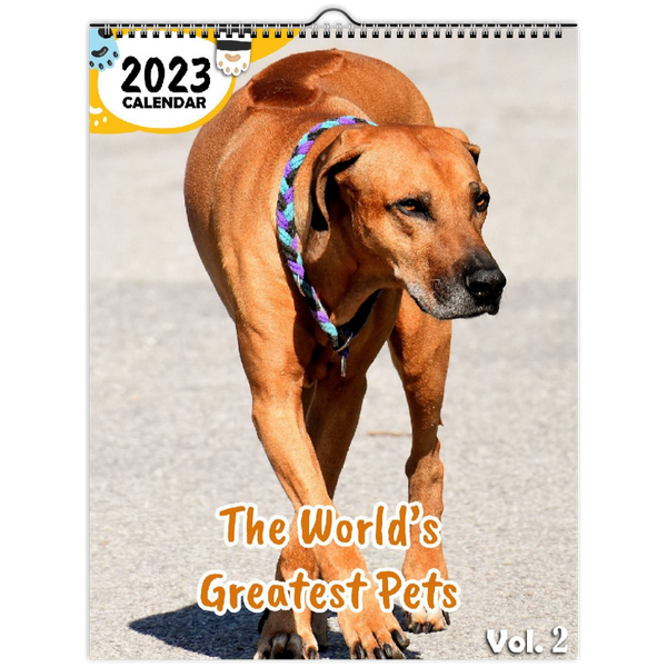 The World’s Greatest Pets Volume Two: 2023 Wall Calendar