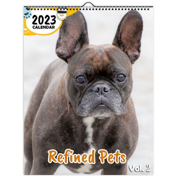 Refined Pets Volume Two: 2023 Wall Calendar