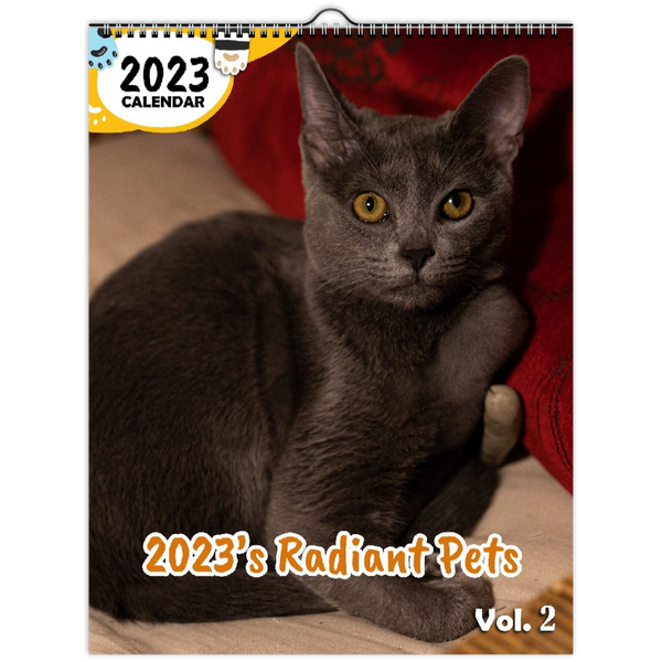 2023's Radiant Pets Volume Two: 2023 Wall Calendar