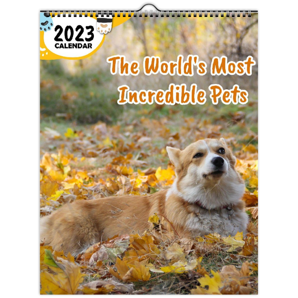 The World's Most Incredible Pets: 2023 Wall Calendar