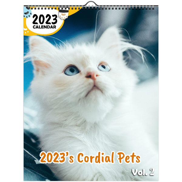 2023's Cordial Pets Volume Two: 2023 Wall Calendar