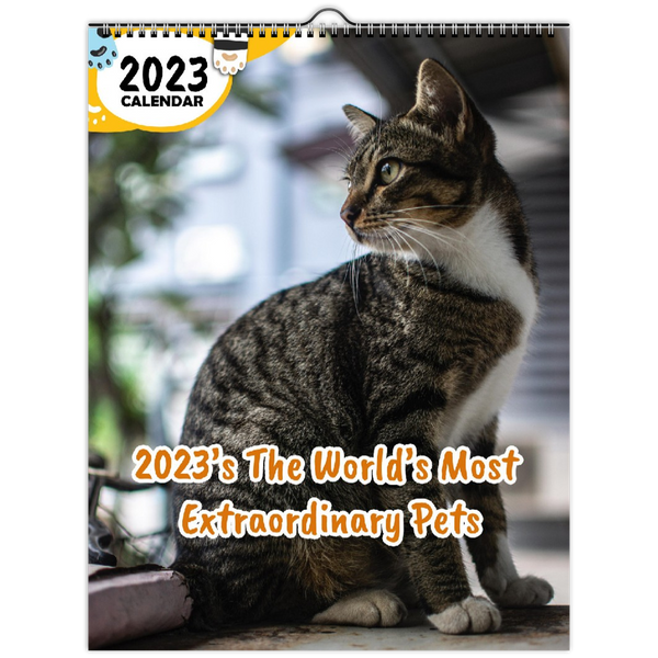 2023's The World's Most Extraordinary Pets: 2023 Wall Calendar