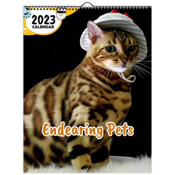 Endearing Pets: 2023 Wall Calendar