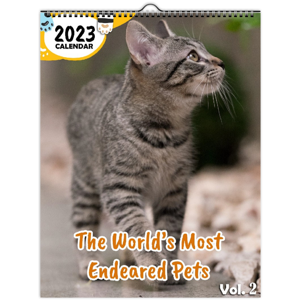 The World's Most Endeared Pets Volume Two: 2023 Wall Calendar