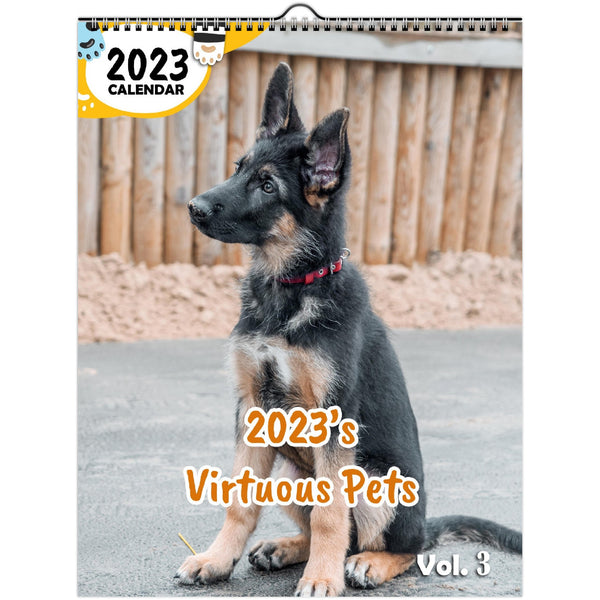 2023's Virtuous Pets Volume Three: 2023 Wall Calendar