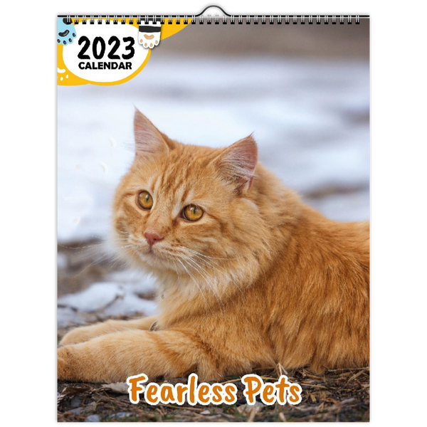 Fearless Pets: 2023 Wall Calendar