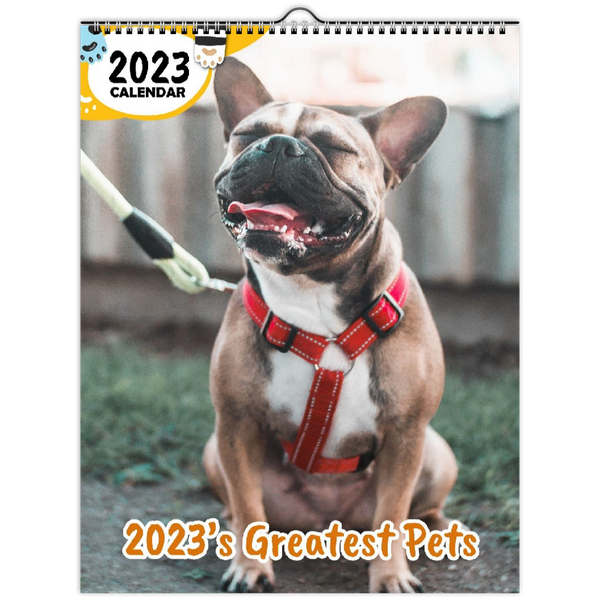 2023's Greatest Pets: 2023 Wall Calendar