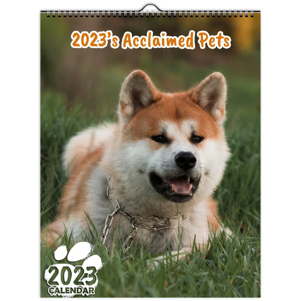 2023's Acclaimed Pets: 2023 Wall Calendar