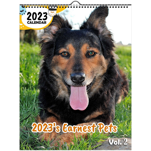 2023's Earnest Pets Volume Two: 2023 Wall Calendar