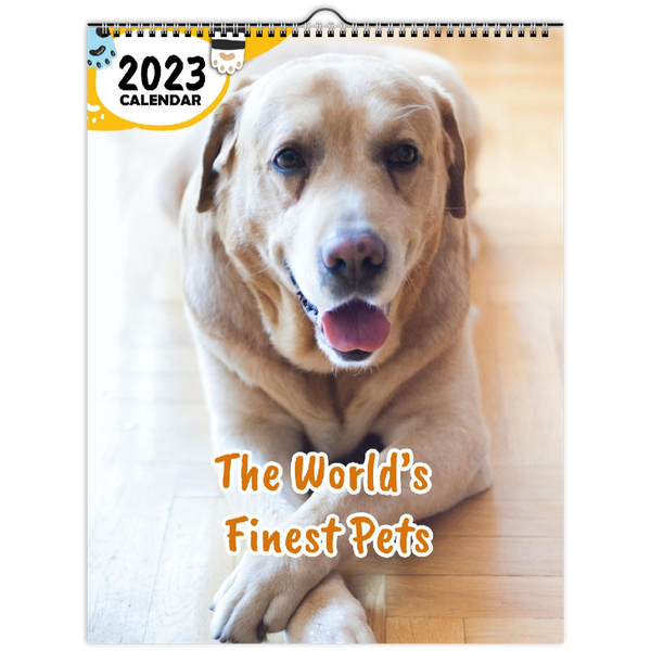 The World's Finest Pets: 2023 Wall Calendar
