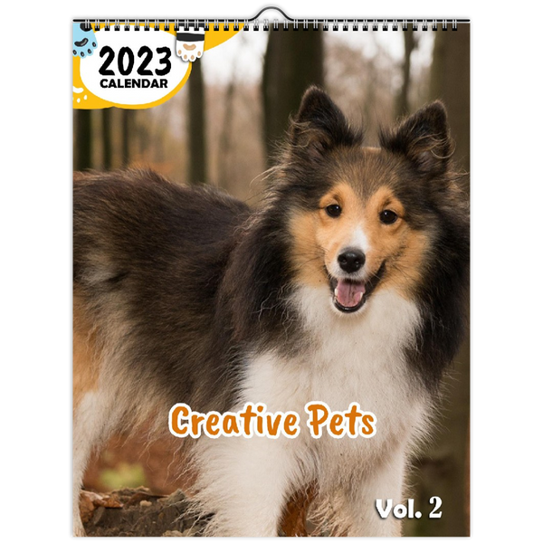 Creative Pets Volume Two: 2023 Wall Calendar
