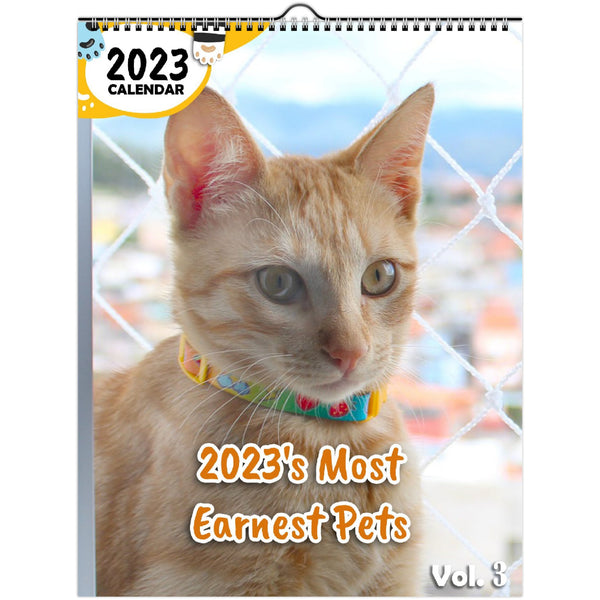 2023's Most Earnest Pets Volume Three: 2023 Wall Calendar
