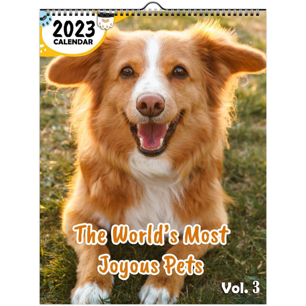 The World's Most Joyous Pets Volume Three: 2023 Wall Calendar