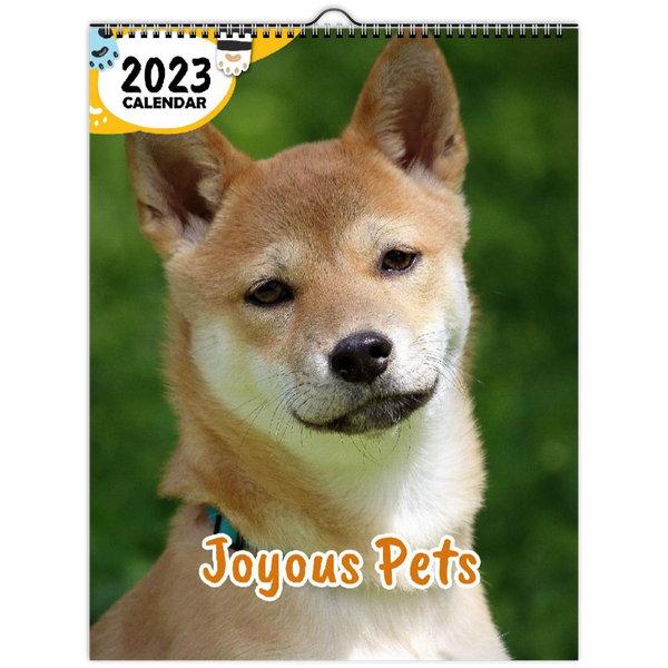 Joyous Pets: 2023 Wall Calendar