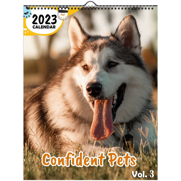 Confident Pets Volume Three: 2023 Wall Calendar