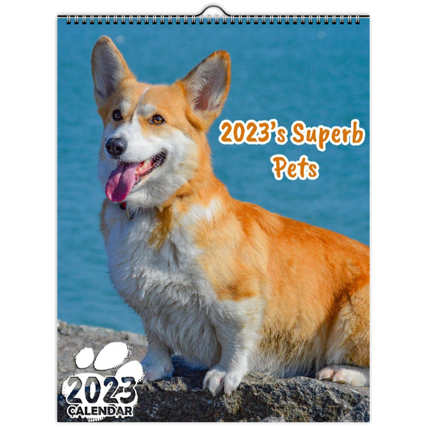 2023's Superb Pets: 2023 Wall Calendar
