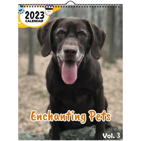 Enchanting Pets Volume Three: 2023 Wall Calendar