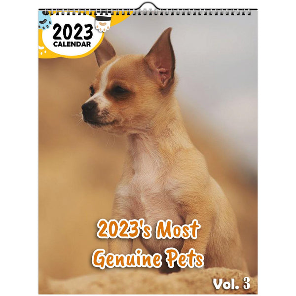 2023's Most Genuine Pets Volume Three: 2023 Wall Calendar
