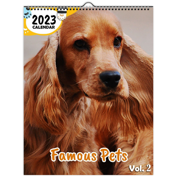 Famous Pets Volume Two: 2023 Wall Calendar