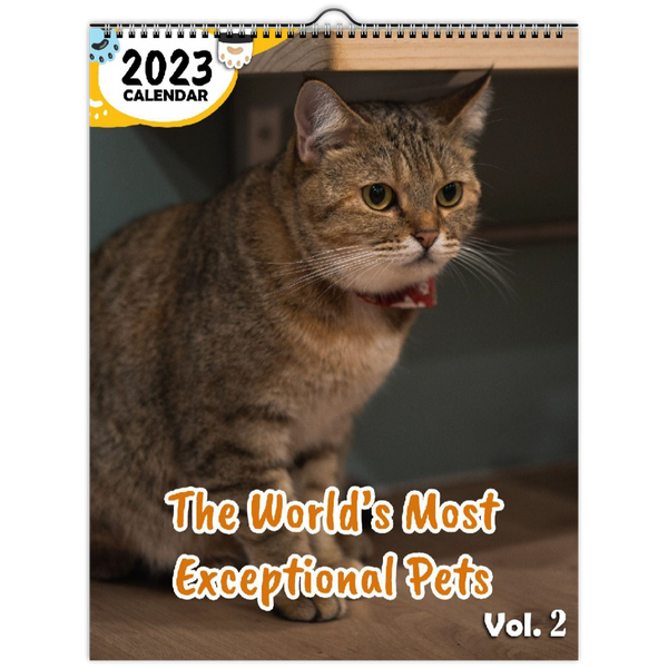 The World's Most Exceptional Pets Volume Two: 2023 Wall Calendar