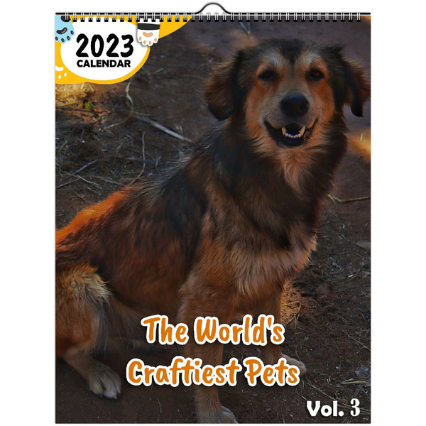 The World's Craftiest Pets Volume Three: 2023 Wall Calendar