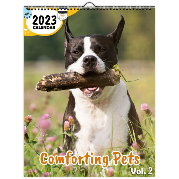 Comforting Pets Volume Two: 2023 Wall Calendar