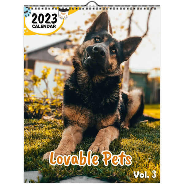 Lovable Pets Volume Three: 2023 Wall Calendar
