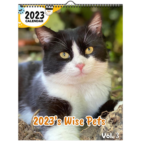 2023's Wise Pets Volume Three: 2023 Wall Calendar