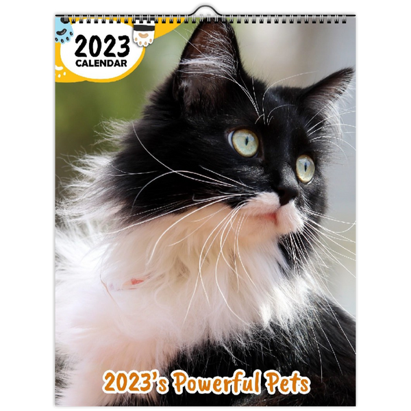 2023's Powerful Pets: 2023 Wall Calendar