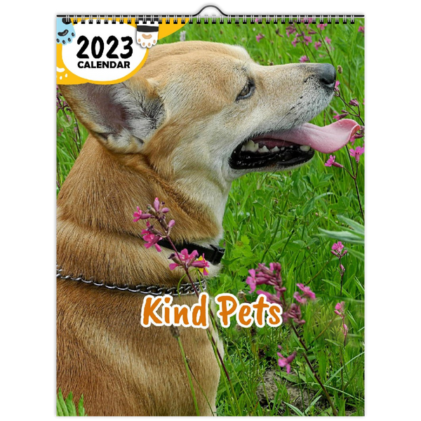 Kind Pets: 2023 Wall Calendar