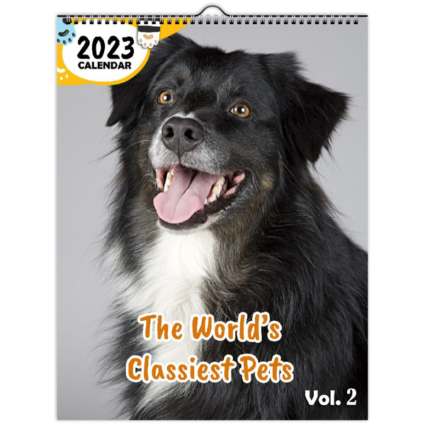 The World's Classiest Pets Volume Two: 2023 Wall Calendar