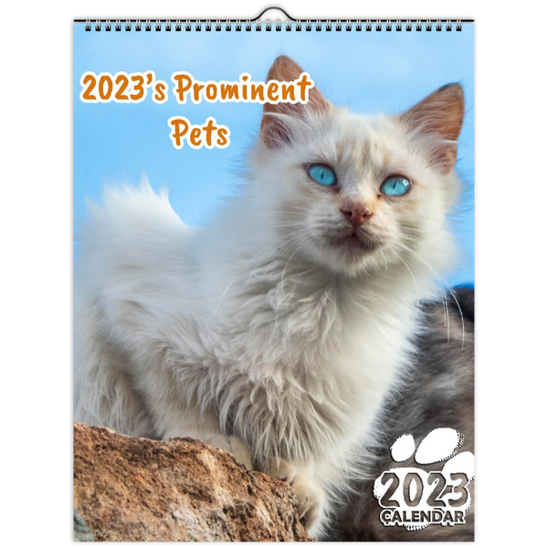 2023's Prominent Pets: 2023 Wall Calendar
