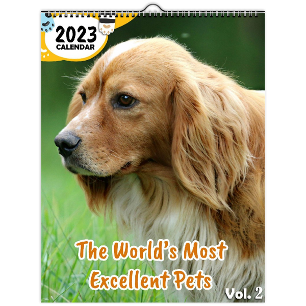 The World's Most Excellent Pets Volume Two: 2023 Wall Calendar