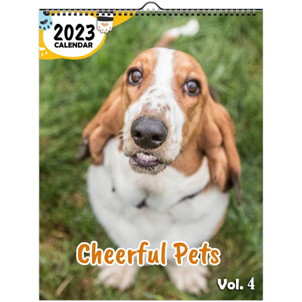 Cheerful Pets Volume Four: 2023 Wall Calendar