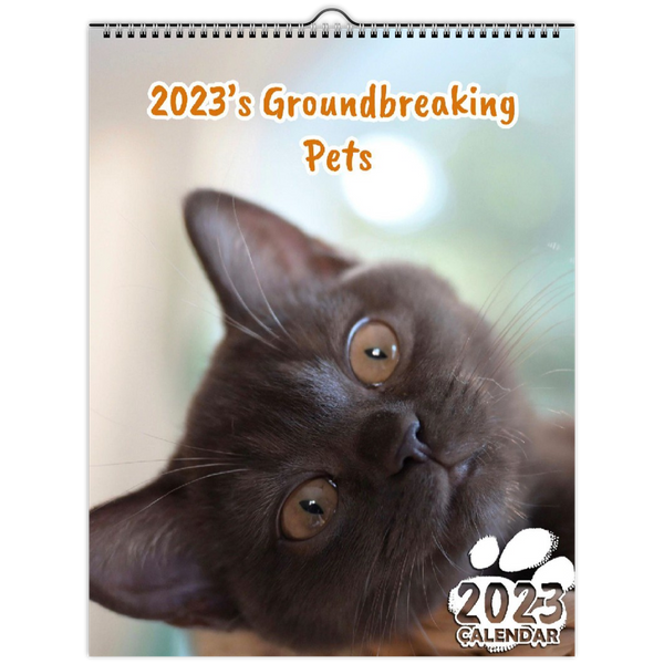 2023's Groundbreaking Pets: 2023 Wall Calendar