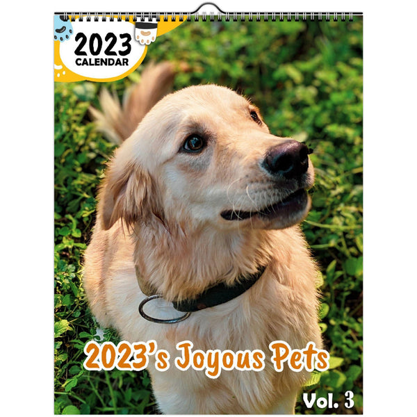 2023's Joyous Pets Volume Three: 2023 Wall Calendar